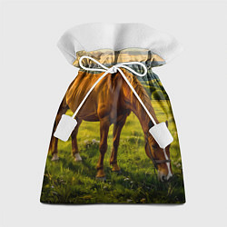 Подарочный мешок Зелёные холмы и конь
