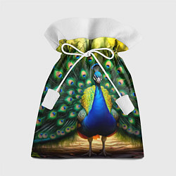 Мешок для подарков Царственный павлин, цвет: 3D-принт