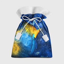 Мешок для подарков Космический попугай, цвет: 3D-принт
