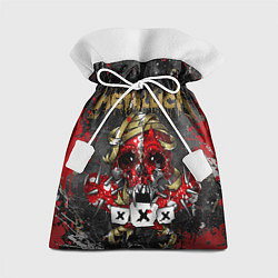 Мешок для подарков Metallica XXX, цвет: 3D-принт