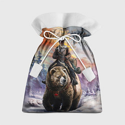 Подарочный мешок Красноармеец на медведе