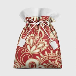 Мешок для подарков Хохломская роспись, цвет: 3D-принт