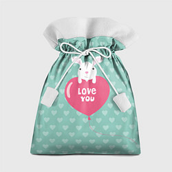 Подарочный мешок Rabbit: Love you