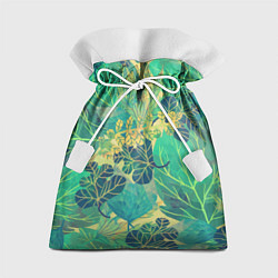 Подарочный мешок Узор из листьев