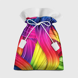 Мешок для подарков Абстракция цвета, цвет: 3D-принт