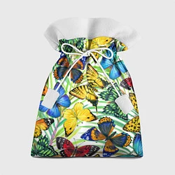 Мешок для подарков Тропические бабочки, цвет: 3D-принт