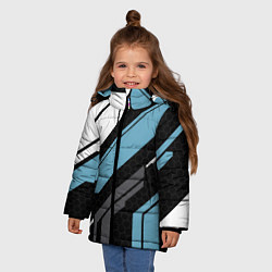 Куртка зимняя для девочки Vulcan 2 0 - Вулкан, цвет: 3D-светло-серый — фото 2