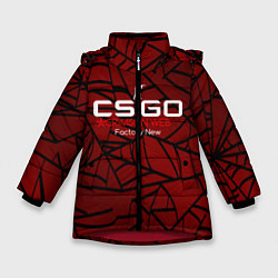 Зимняя куртка для девочки Cs:go - Crimson Web Style Factory New Кровавая пау