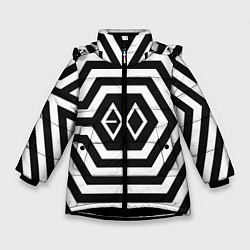 Зимняя куртка для девочки EXO Geometry