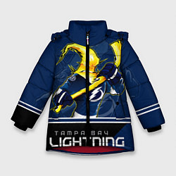 Куртка зимняя для девочки Bay Lightning, цвет: 3D-красный