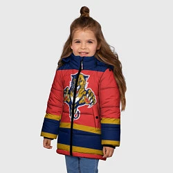 Куртка зимняя для девочки Florida Panthers, цвет: 3D-черный — фото 2