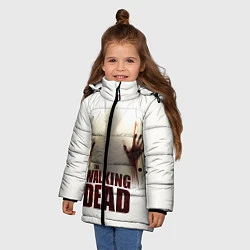 Куртка зимняя для девочки Walking Dead Shadow, цвет: 3D-светло-серый — фото 2