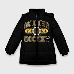 Куртка зимняя для девочки Boston Bruins: Est.1924, цвет: 3D-черный