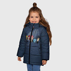 Куртка зимняя для девочки Хвост Феи, цвет: 3D-красный — фото 2