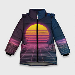 Куртка зимняя для девочки Vapor Sunrise, цвет: 3D-светло-серый