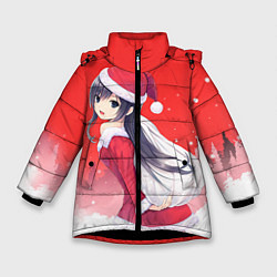 Зимняя куртка для девочки Аниме-снегурочка