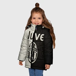Куртка зимняя для девочки Juventus6, цвет: 3D-красный — фото 2