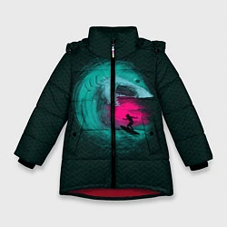 Куртка зимняя для девочки Shark Vortex, цвет: 3D-красный