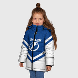 Куртка зимняя для девочки NHL: Tampa Bay Lightning, цвет: 3D-черный — фото 2