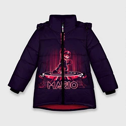 Куртка зимняя для девочки Mario Tron, цвет: 3D-красный