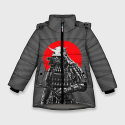 Зимняя куртка для девочки Мертвый самурай