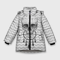 Зимняя куртка для девочки Череп мечтателя