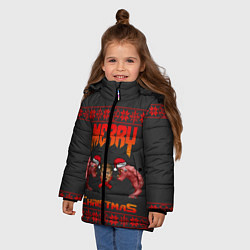 Куртка зимняя для девочки Свитер для думера, цвет: 3D-черный — фото 2