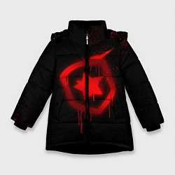 Куртка зимняя для девочки Gambit: Black collection, цвет: 3D-черный