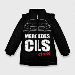 Зимняя куртка для девочки Mercedes CLS Class