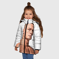 Куртка зимняя для девочки Джон Сина, цвет: 3D-красный — фото 2