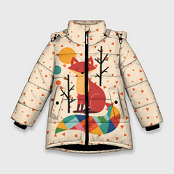 Зимняя куртка для девочки Осенняя лисичка