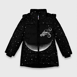Зимняя куртка для девочки Астронавт байкер