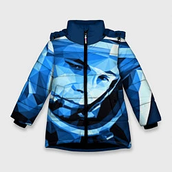 Куртка зимняя для девочки Gagarin Art, цвет: 3D-черный