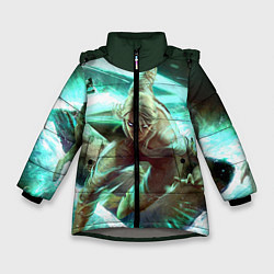 Куртка зимняя для девочки Цири, цвет: 3D-светло-серый