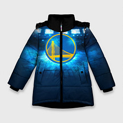 Куртка зимняя для девочки Golden State Warriors 6, цвет: 3D-черный