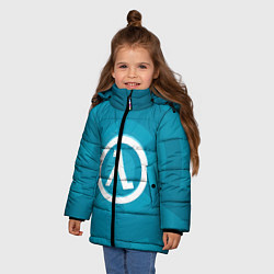 Куртка зимняя для девочки Half-Life: Blue Focus, цвет: 3D-красный — фото 2