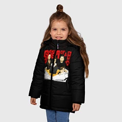 Куртка зимняя для девочки SOAD: Wok, цвет: 3D-черный — фото 2