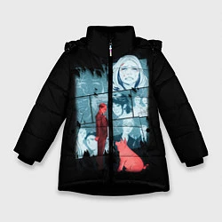 Куртка зимняя для девочки Black Mirror: Stories, цвет: 3D-черный