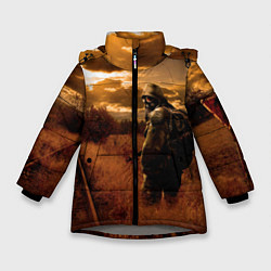 Куртка зимняя для девочки S.T.A.L.K.E.R: Older Soldier, цвет: 3D-светло-серый
