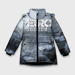 Куртка зимняя для девочки Metro Exodus: Cold Winter, цвет: 3D-черный