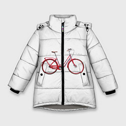 Зимняя куртка для девочки Велосипед