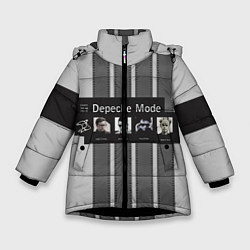Зимняя куртка для девочки Группа Depeche Mode