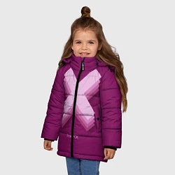 Куртка зимняя для девочки The XX: Purple, цвет: 3D-черный — фото 2