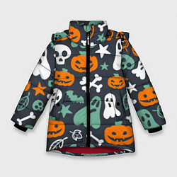 Зимняя куртка для девочки Halloween Monsters