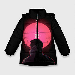 Куртка зимняя для девочки Blade Runner: Acid sun, цвет: 3D-черный