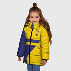 Куртка зимняя для девочки FC Juventus: Star, цвет: 3D-черный — фото 2
