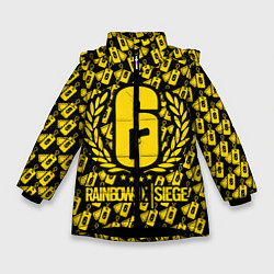 Зимняя куртка для девочки Rainbow Six: Champion Yellow
