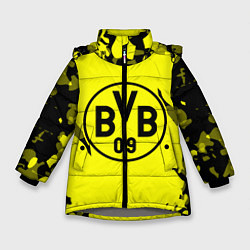 Зимняя куртка для девочки FC Borussia Dortmund: Yellow & Black