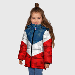 Куртка зимняя для девочки Форма России, цвет: 3D-черный — фото 2