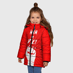 Куртка зимняя для девочки FCSM: Win or Die, цвет: 3D-красный — фото 2